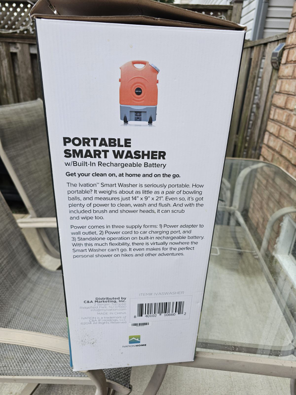 Ivation Portable Smart Washer with Built-in Rechargeable Battery - photo 3