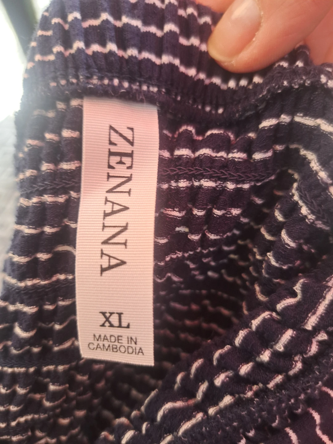 ZENANA Blue & White Striped Maxi jumpsuit - XL - photo 2