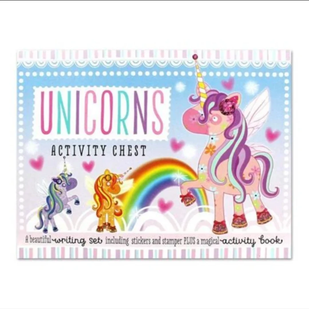 Unicorns Activity Chest Writing Set
