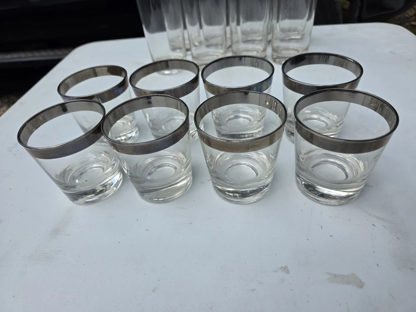 Set of 8 Vintage Dorothy Thorpe Glass Tumblers - photo 2