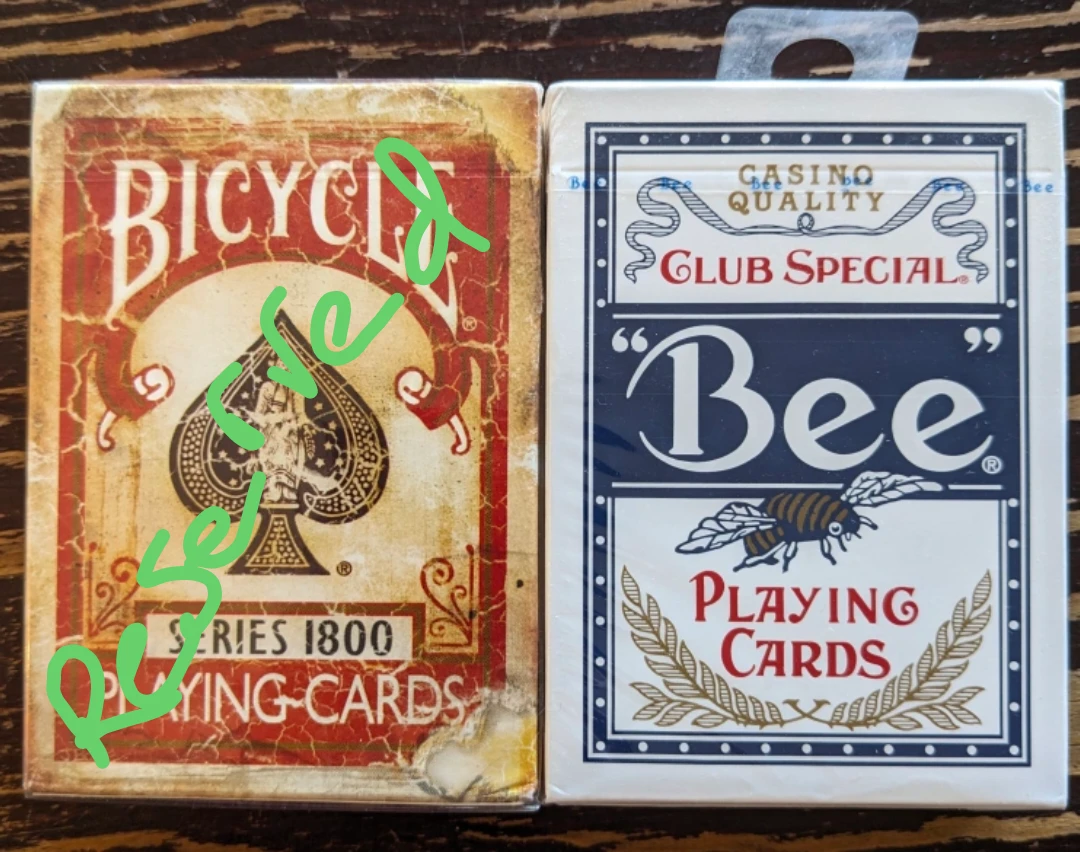 Bee & Bicycle Playing Cards - BRAND NEW STILL Wrapped