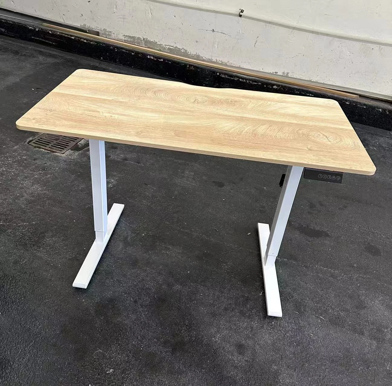 Adjustable Height Standing Desk with Wooden Top - photo 3