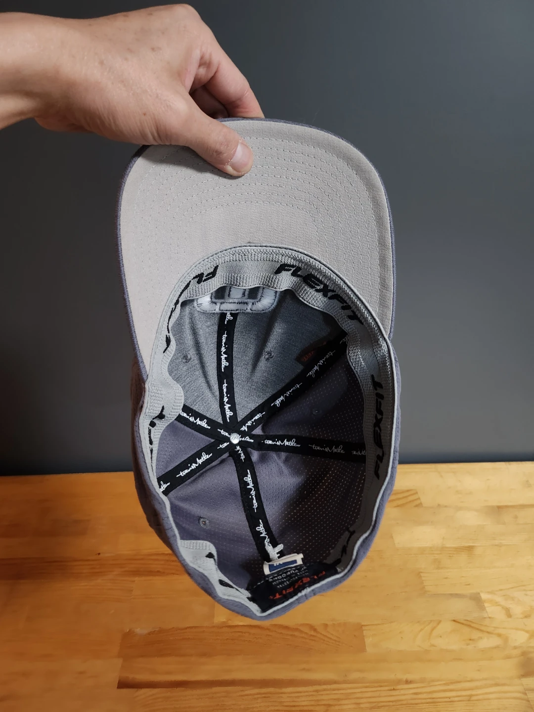 Travis Mathew Flexfit Golf Hat Grey (L-XL) - photo 3