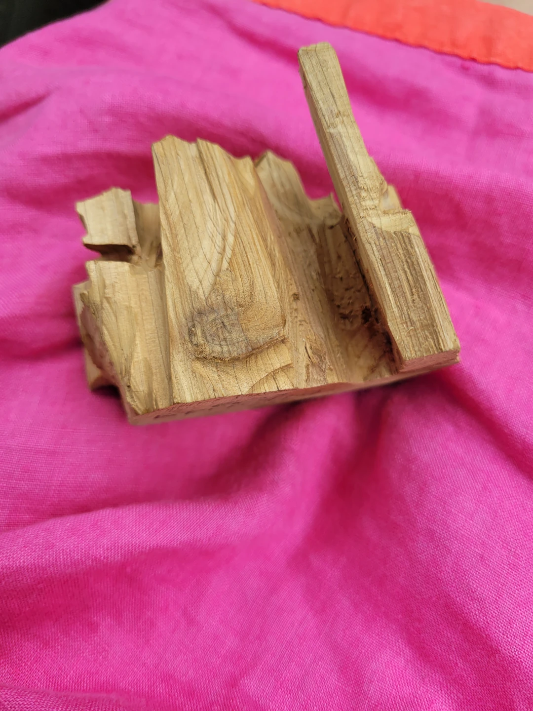 600years old Carved Red Cedar Wood Piece - photo 4