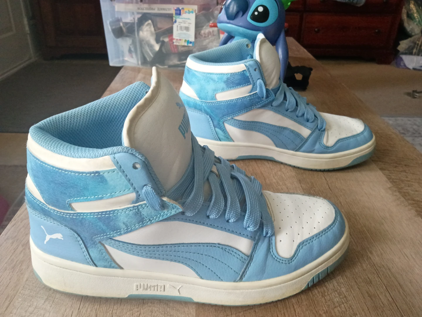 Puma High Top Sneakers - Blue and White - photo 3