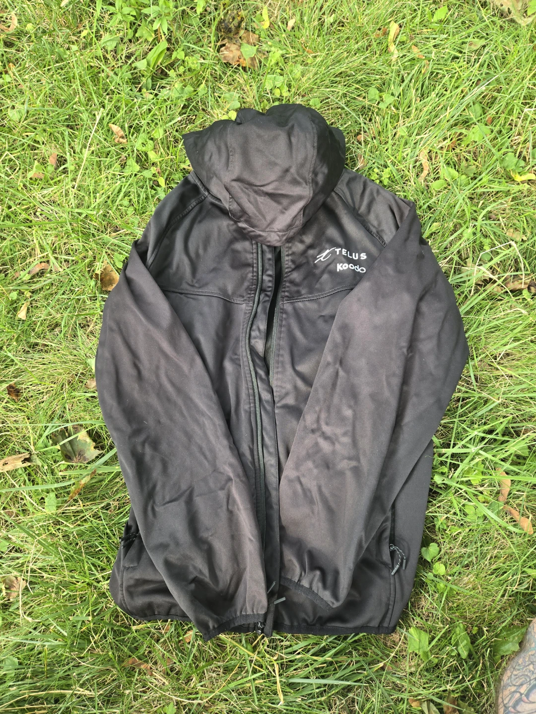 TELUS Koodo Black Hooded Jacket