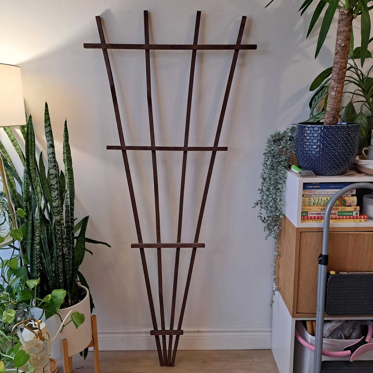 6ft Wooden Trellis Plant Support
