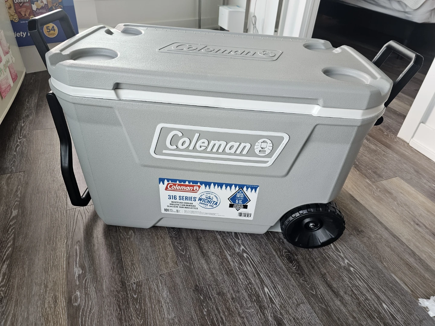 Coleman 316 Series 62-Quart Wheeled Cooler