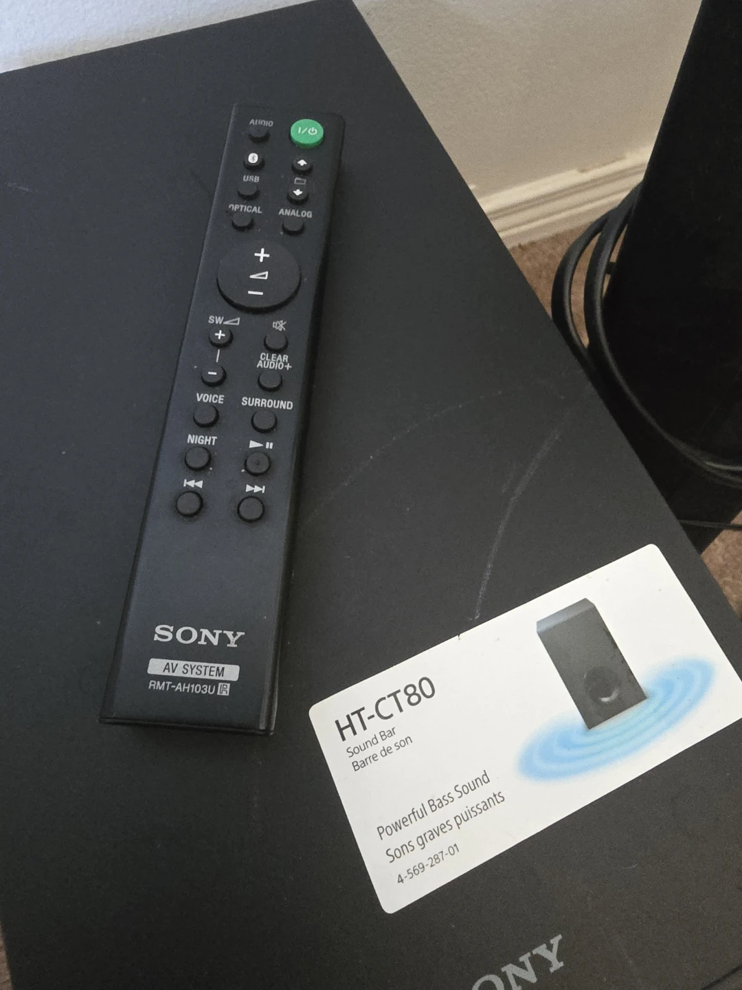 Sony HT-CT80 Soundbar - photo 2