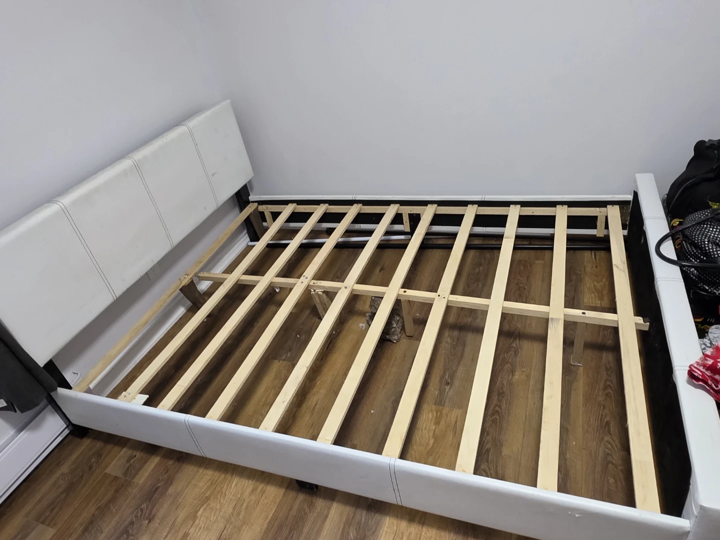 Used king size Mattress and Bed Frame - photo 2