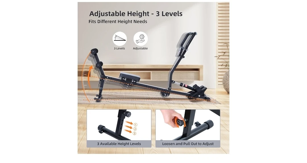 Sportneer Foldable Hydraulic Rowing Machine - photo 5
