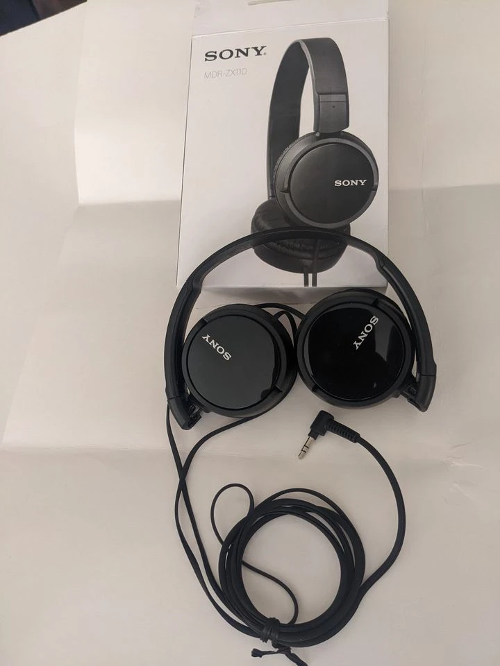 Sony MDR-ZX110 Wired Over-Ear Headphones (Black) – Box Included - photo 3