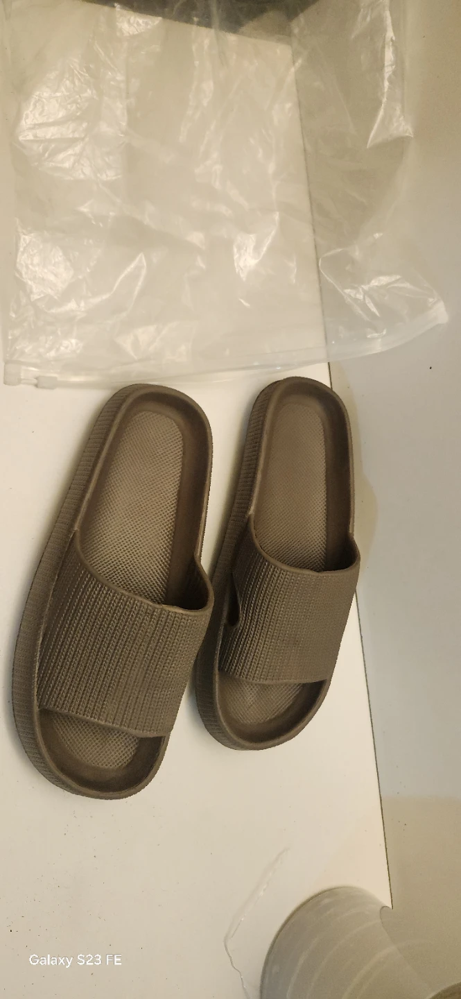 Brown Slides - Size 38-39