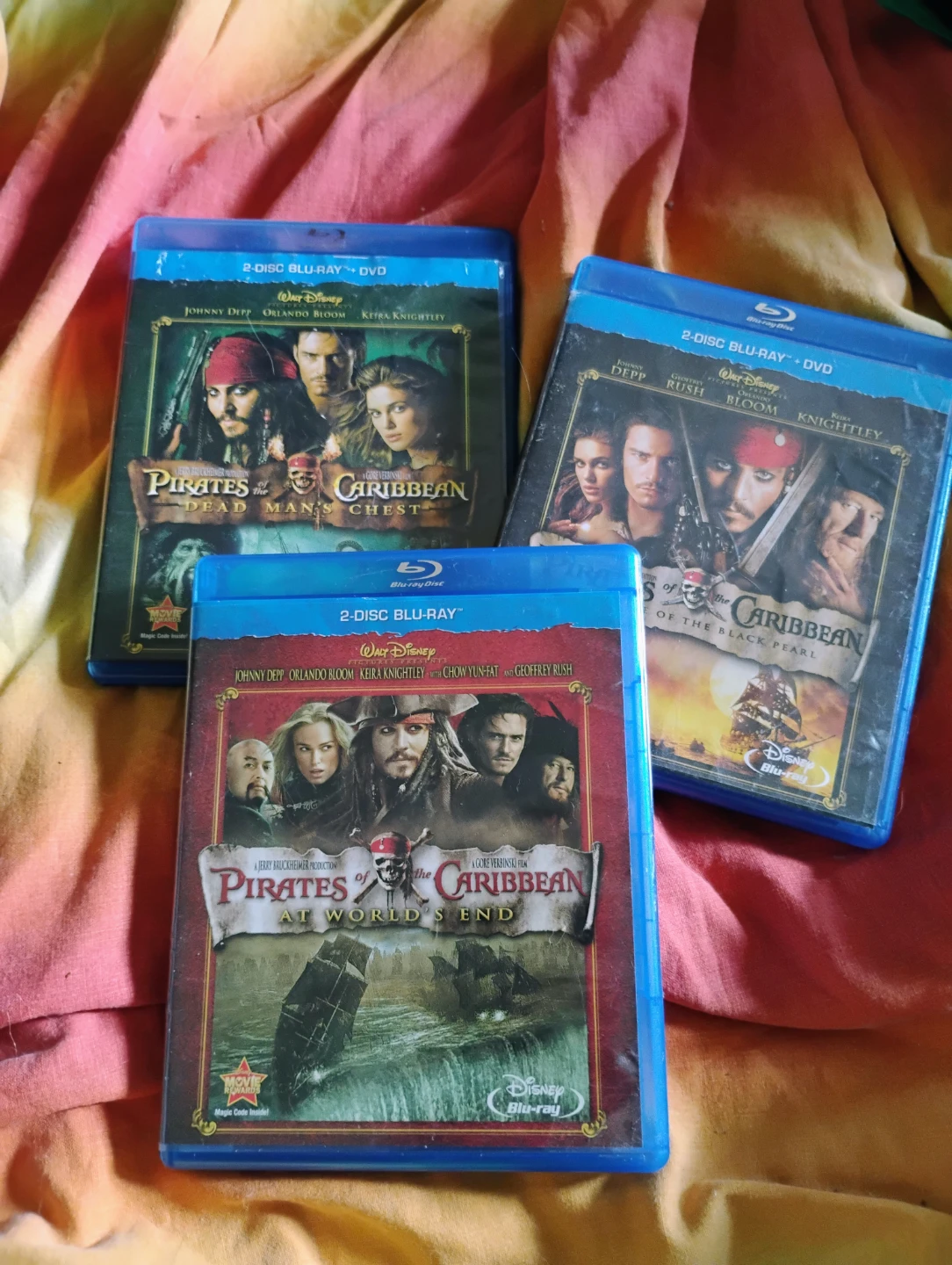 Pirates of the Caribbean Blu-ray/DVD Combo Pack Movies