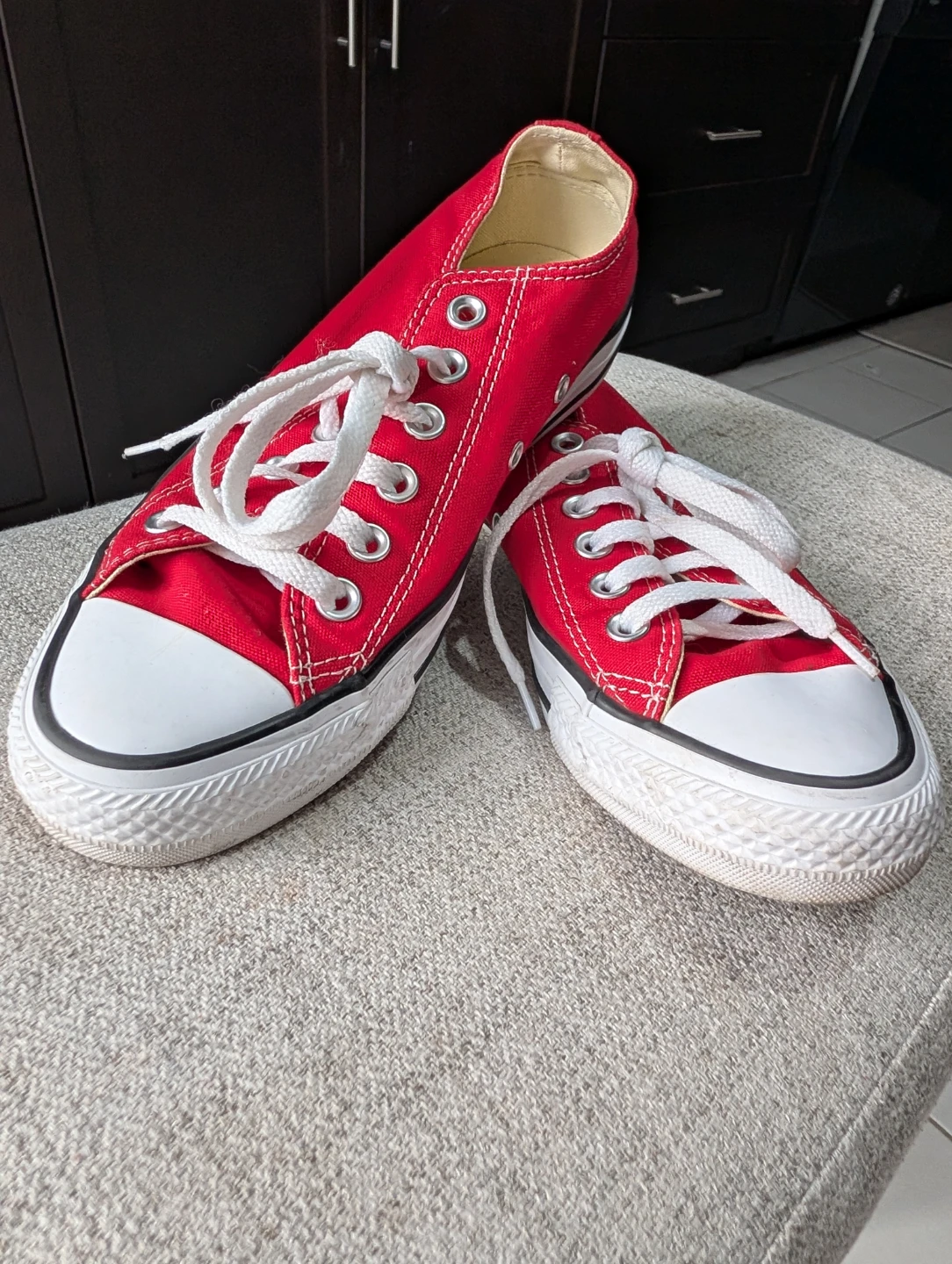 Converse All Star Red Low Top Sneakers - photo 3