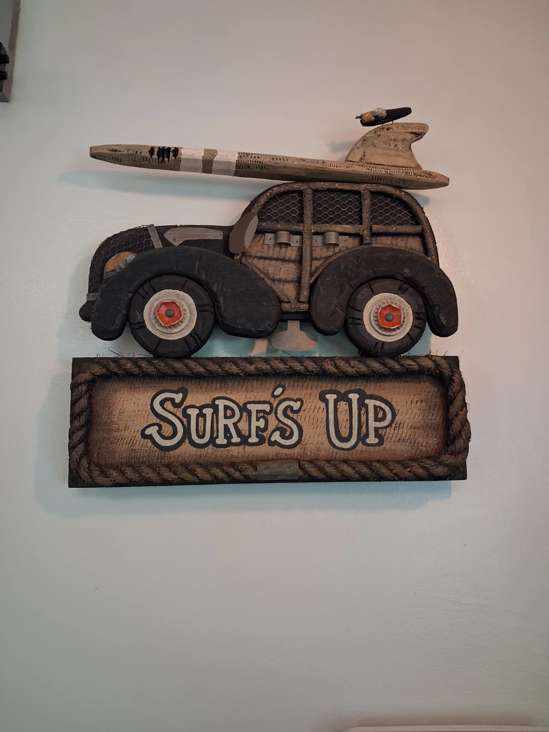 Surf's Up Wooden Car Wall Art - photo 2