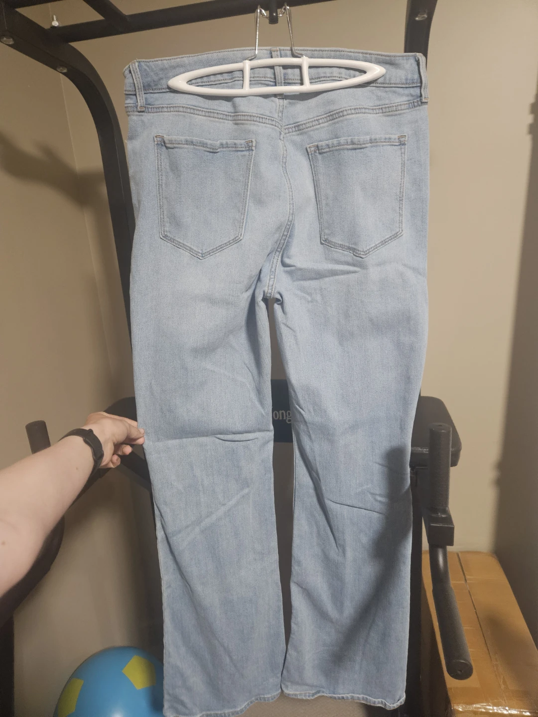 Old Navy Light Wash Flare Jeans - photo 3