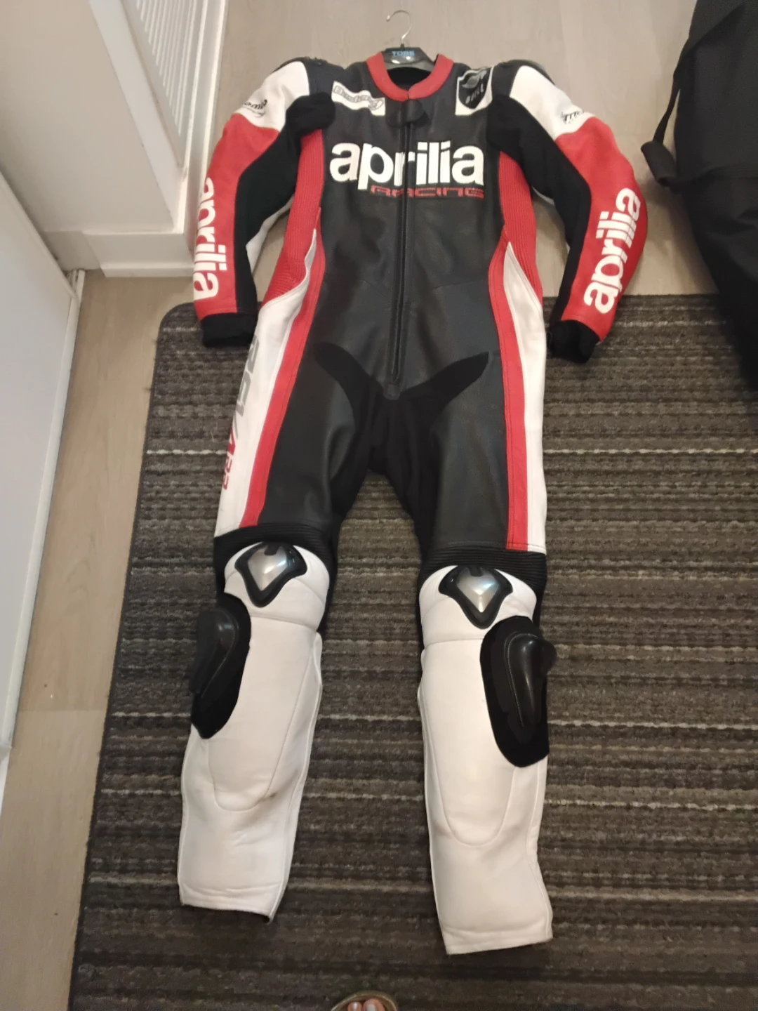 Aprilia Racing Leather Motorcycle Suit