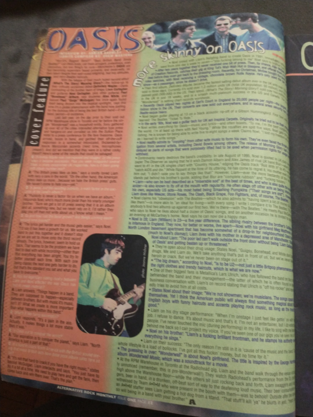 Alternative Rock Monthly Mag - Apr 1996 #1 - Oasis, Radiohead - photo 2