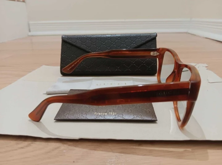 GUCCI Tortoiseshell Eyeglasses Frames - Brown - photo 5