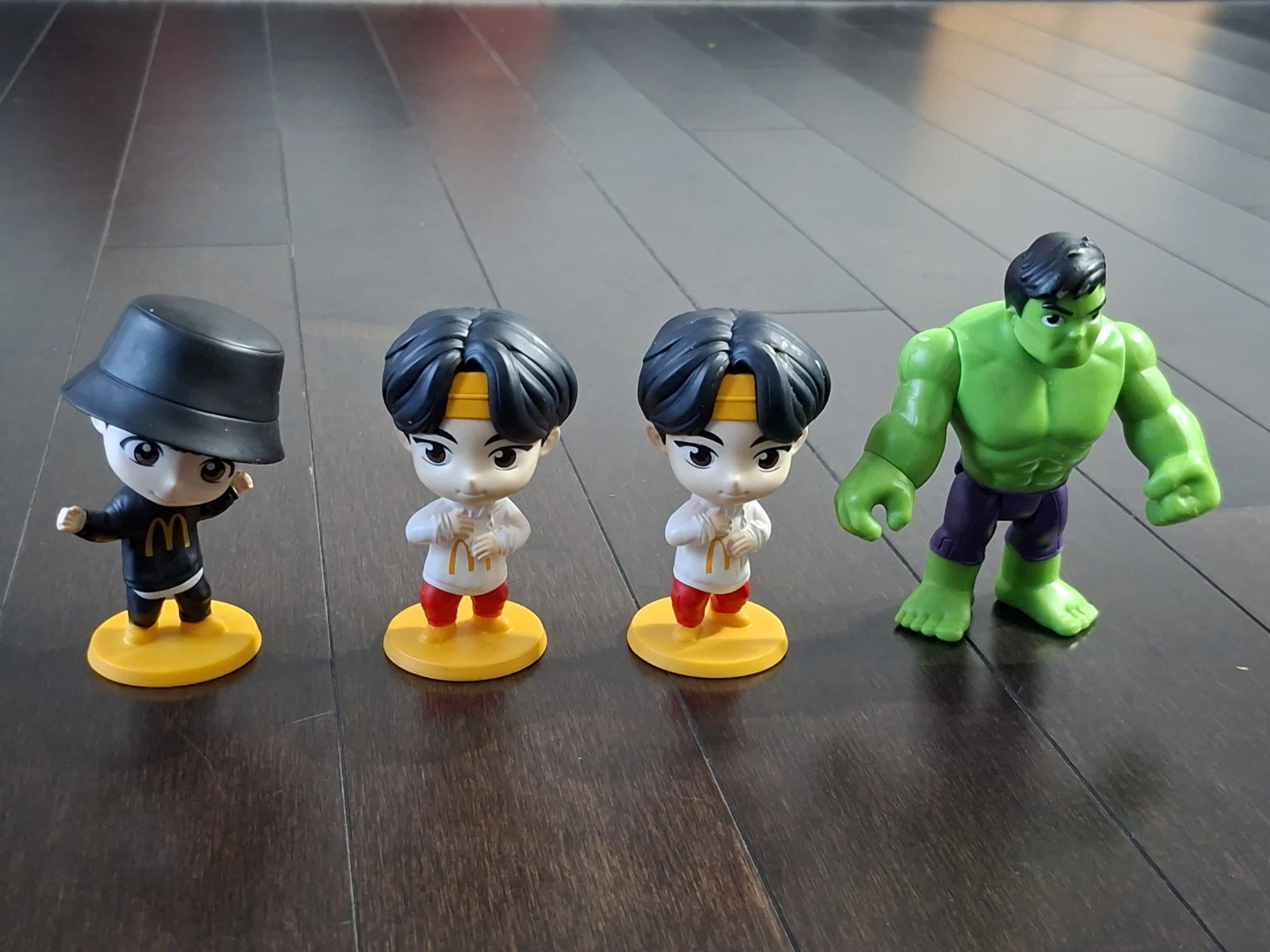 McDonald's BTS/Hulk Figures