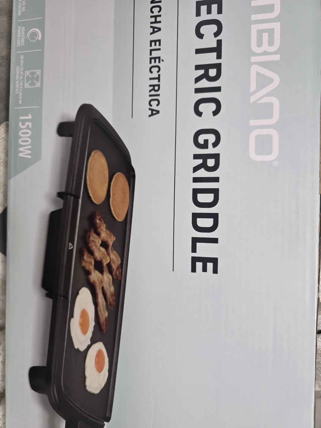 Ambiano Electric Griddle 1500W