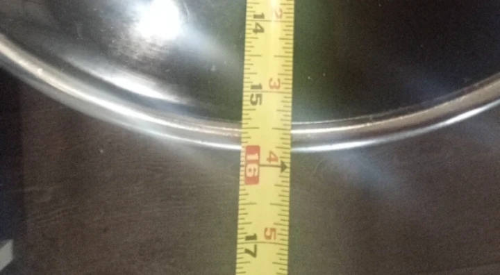 Round Side Table with Metal Base - photo 4