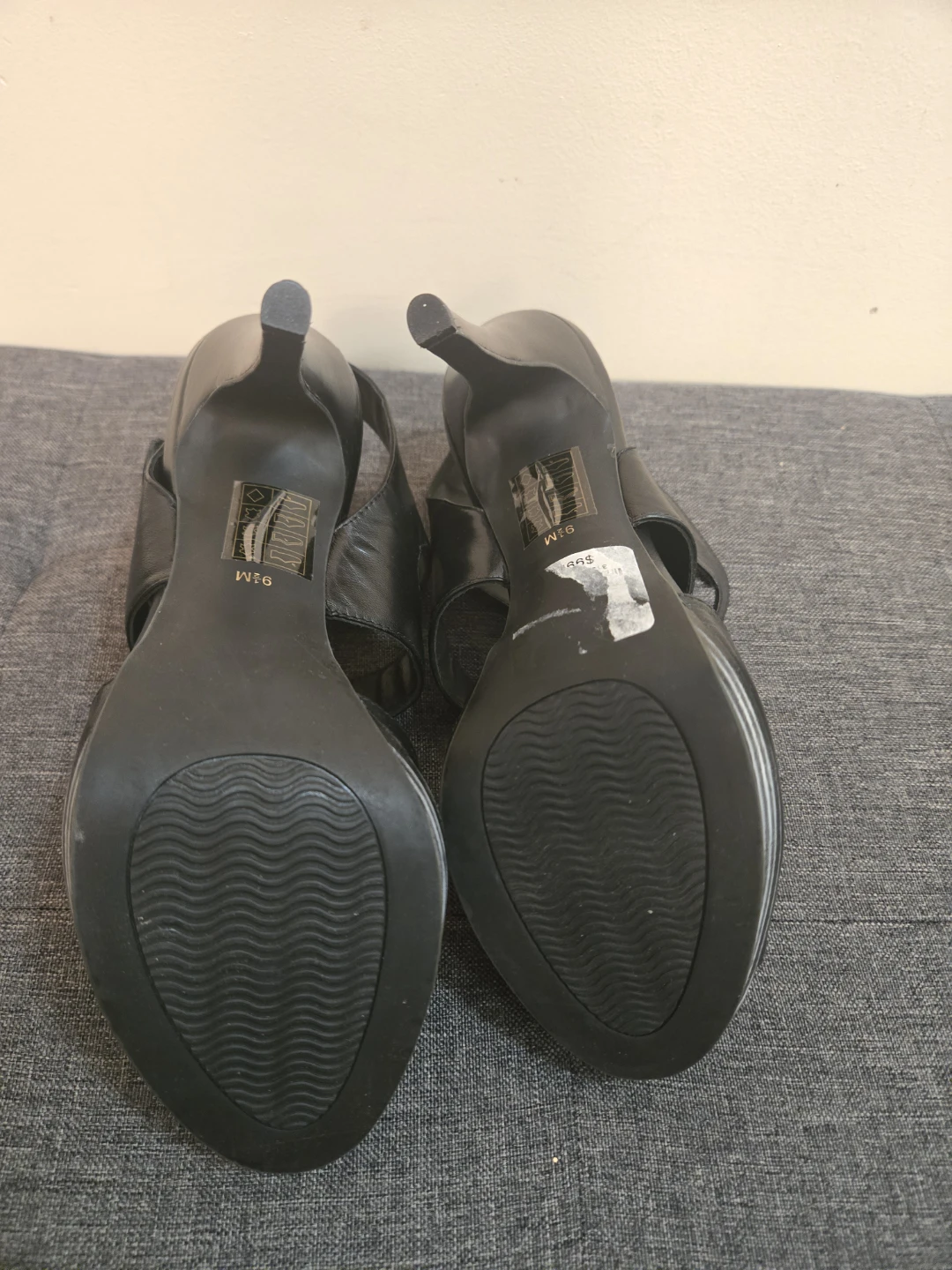 Moda Reflex Black Leather Heeled Sandals - photo 3