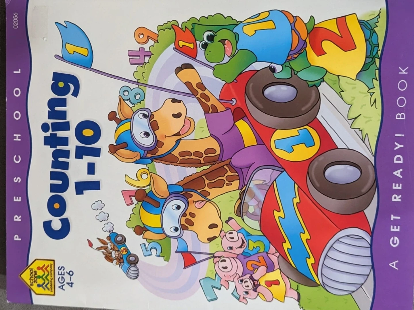 School Zone Counting 1-10 Preschool Activity Book