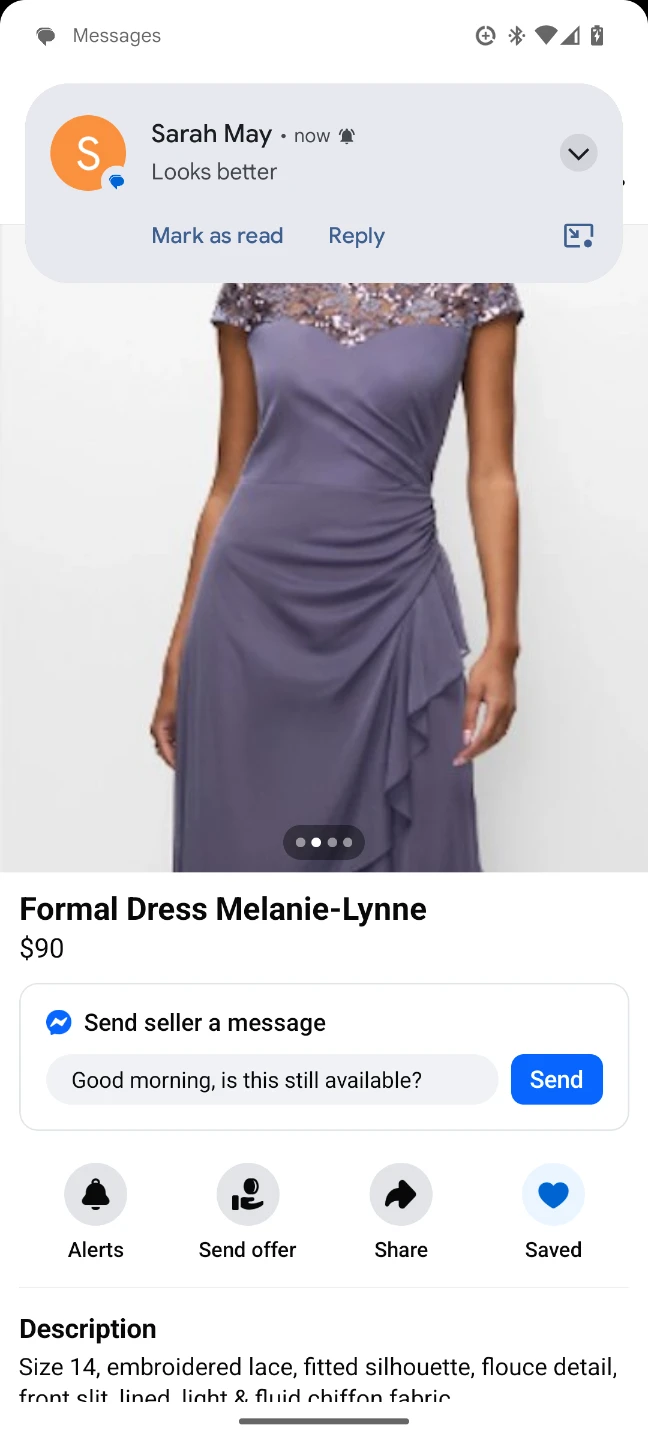 Melanie-Lynne Formal Dress Size 14