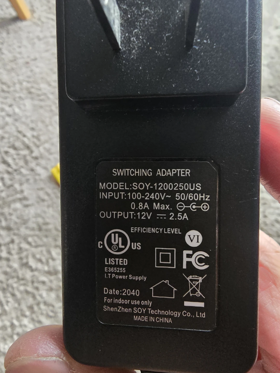 Switching Adapter 12V 2.5A - photo 5