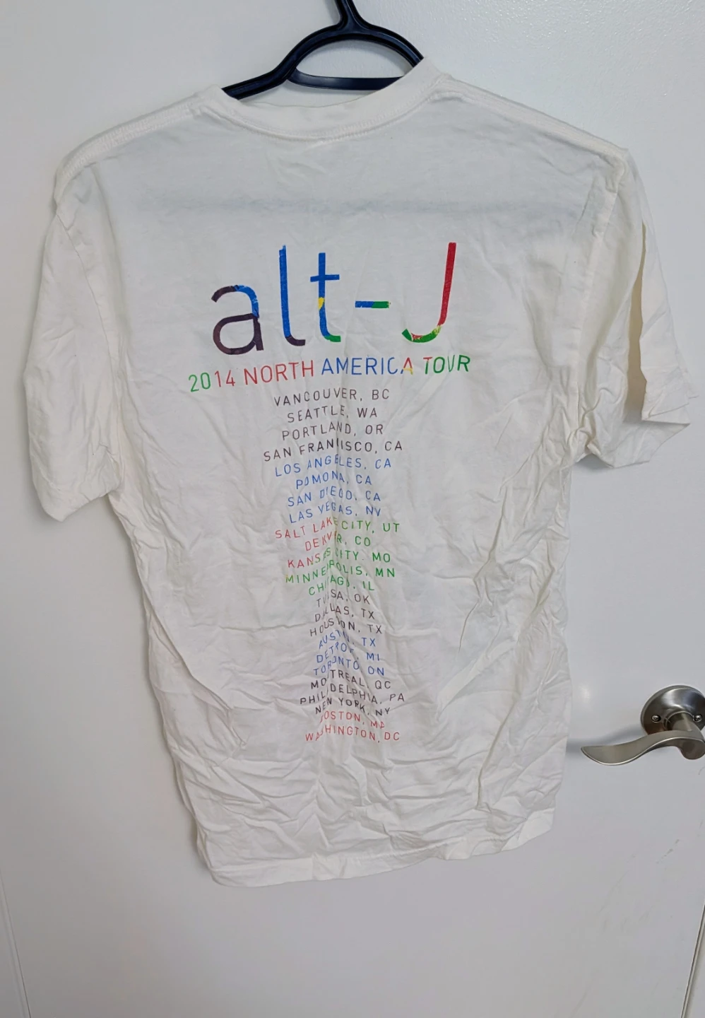 Alt-J "This Is All Yours" 2014 Tour T-Shirt - Men's Medium - photo 3