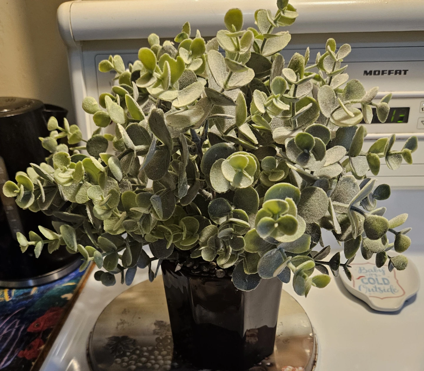 Artificial Eucalyptus Plant in Pot - photo 4