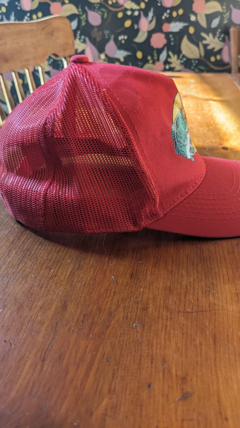 Bass Pro Shops Gone Fishing Trucker Hat - Red - photo 3