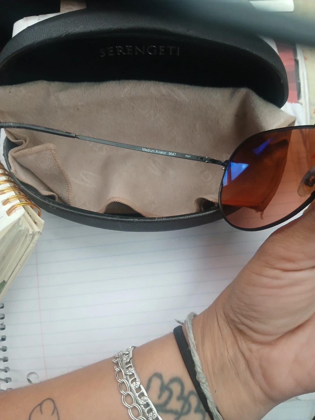 Serengeti Medium Aviator Sunglasses - photo 3