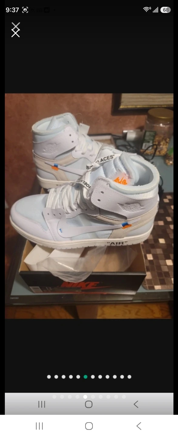 OFF-WHITE "AIR JORDAN 1" Sneakers - photo 2