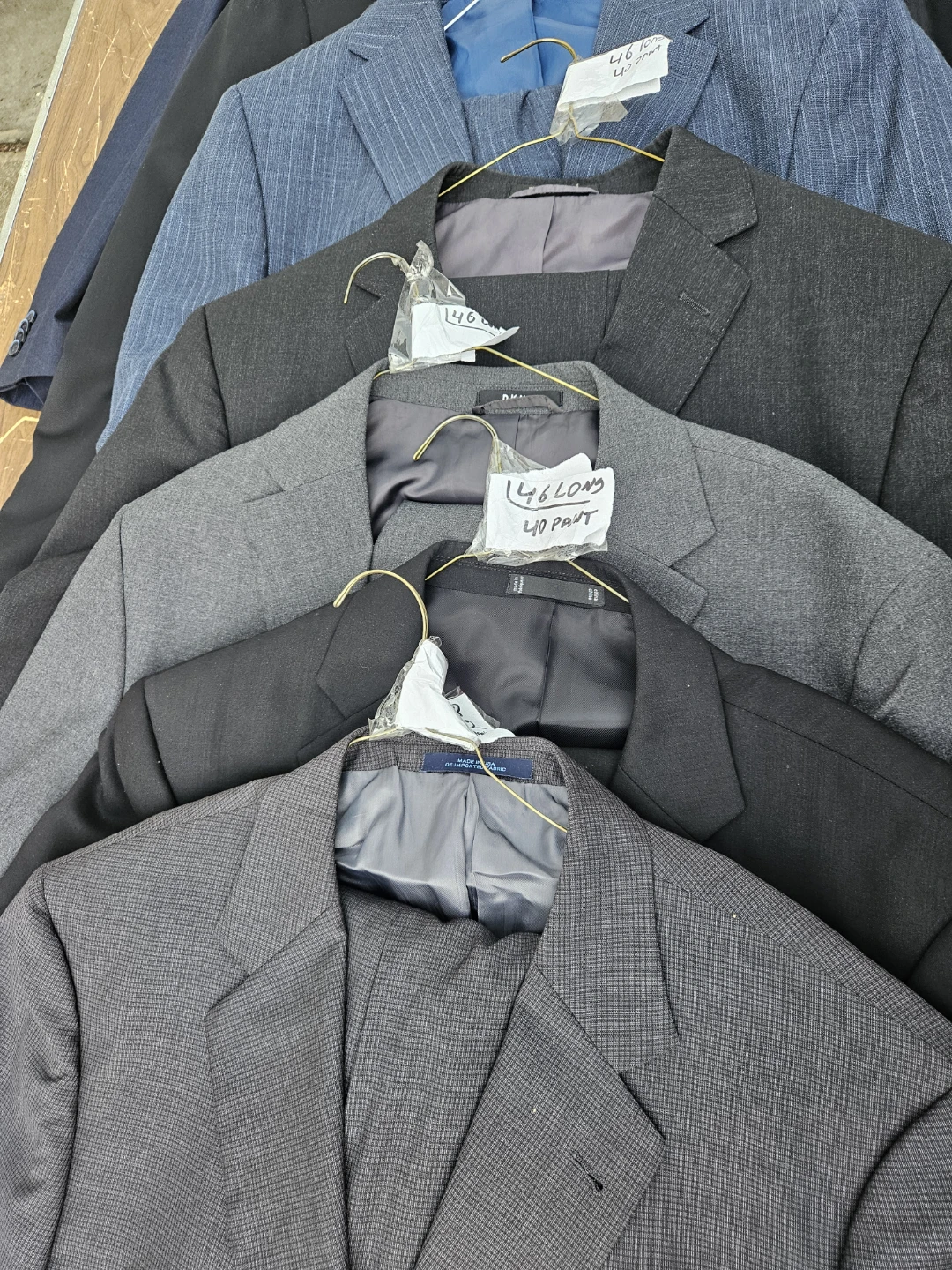7 used quality suits size 46R 46L - photo 2