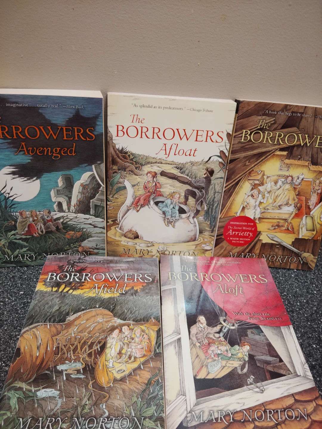 The Borrowers Complete Adventures Books by Mary Norton