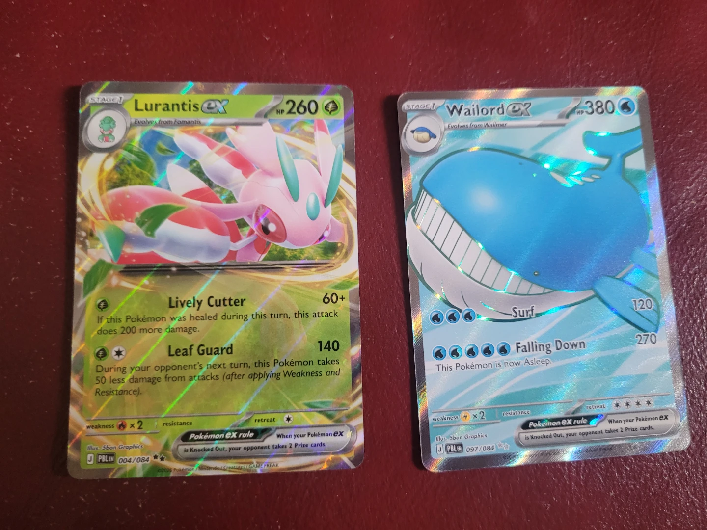 Pitch black pokemon EX cards