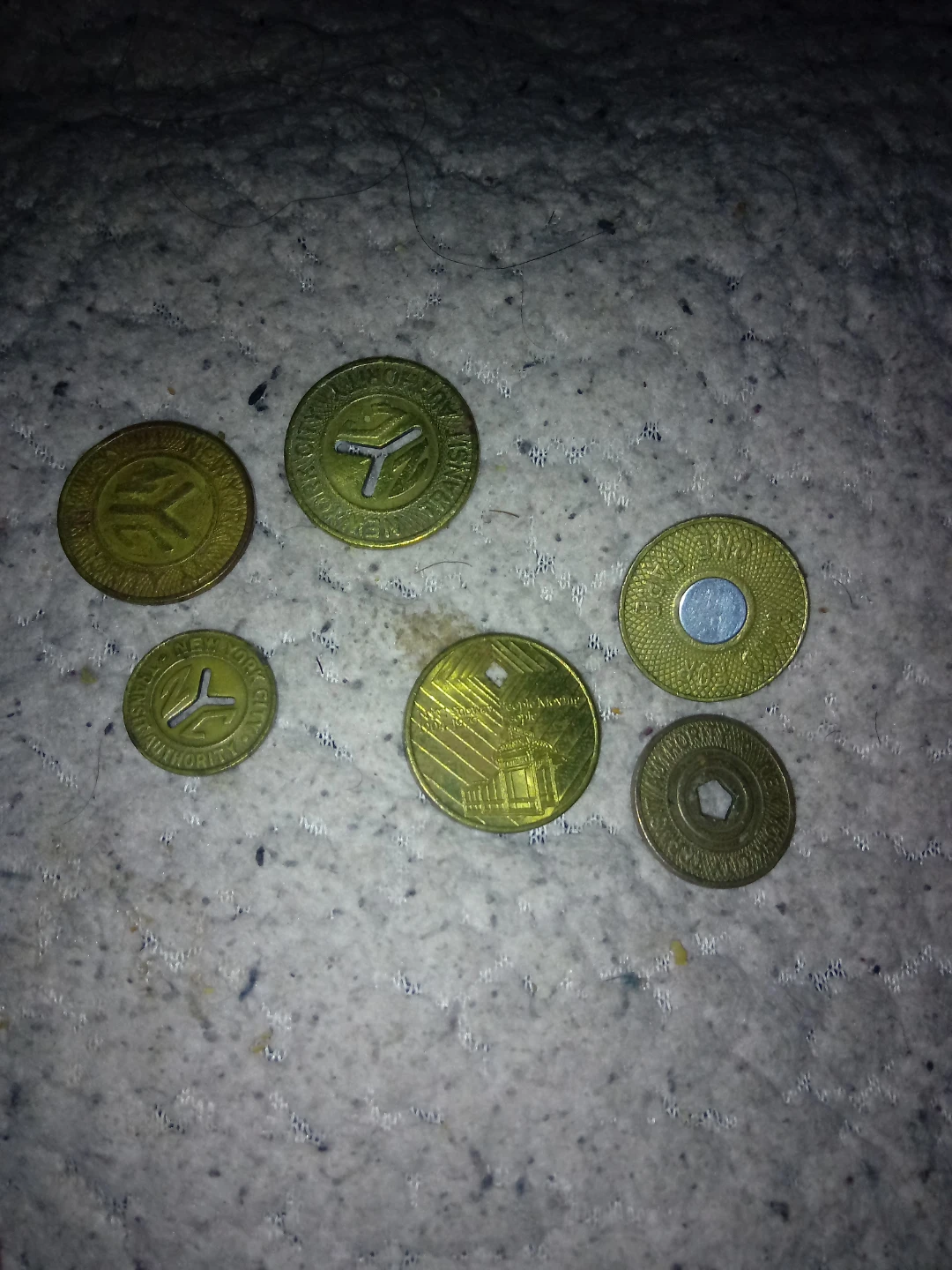 Vintage NYC Subway Tokens Lot