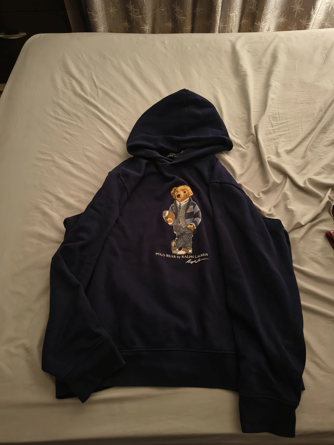 Polo Ralph Lauren Navy Bear Hoodie XL