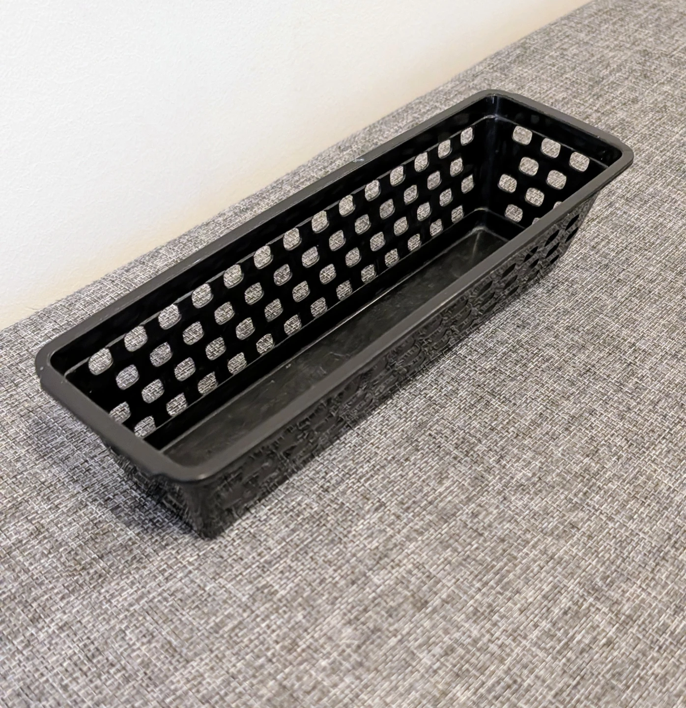 Black Plastic Organizer Basket