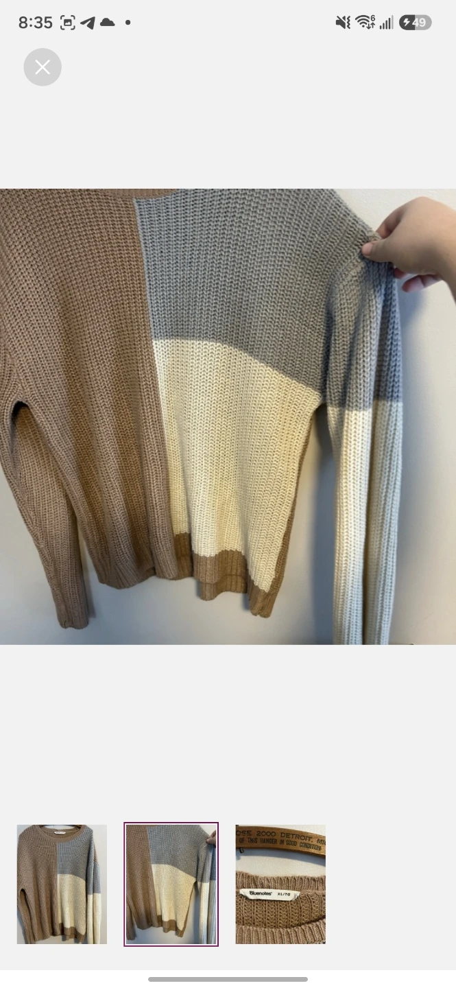 Bluenotes Colour Block Knit Sweater XL/TG - photo 2