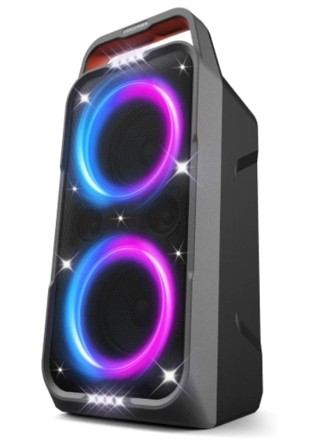Portable Bluetooth Speaker with Lights