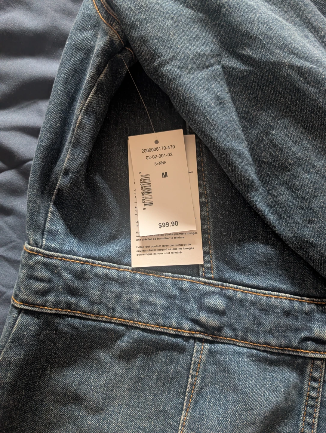 Bootlegger Denim Jacket Dress Size M - photo 5