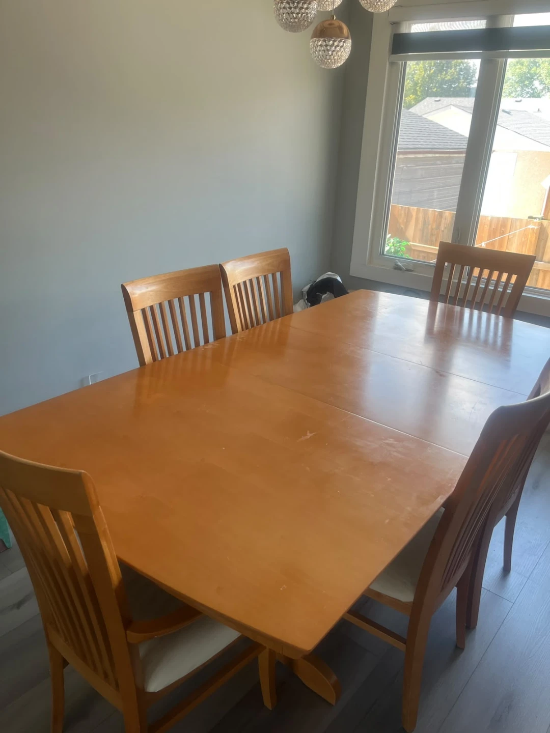 Dining table and chairs - photo 4