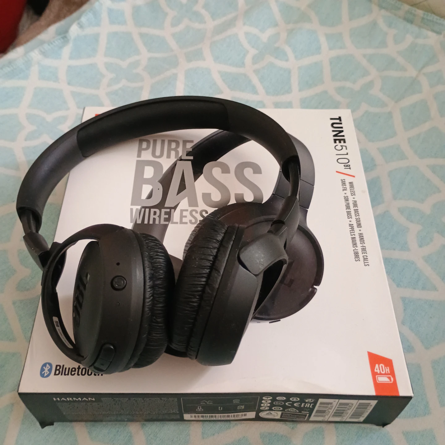 JBL TUNE510BT Wireless On-Ear Headphones
