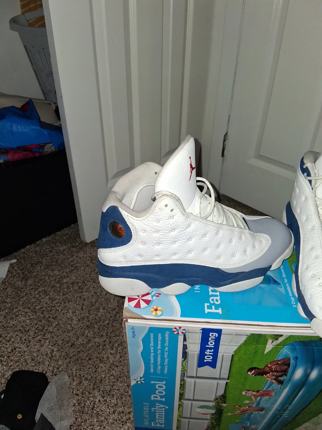 Air Jordan 13 Retro White Grey Blue - photo 3