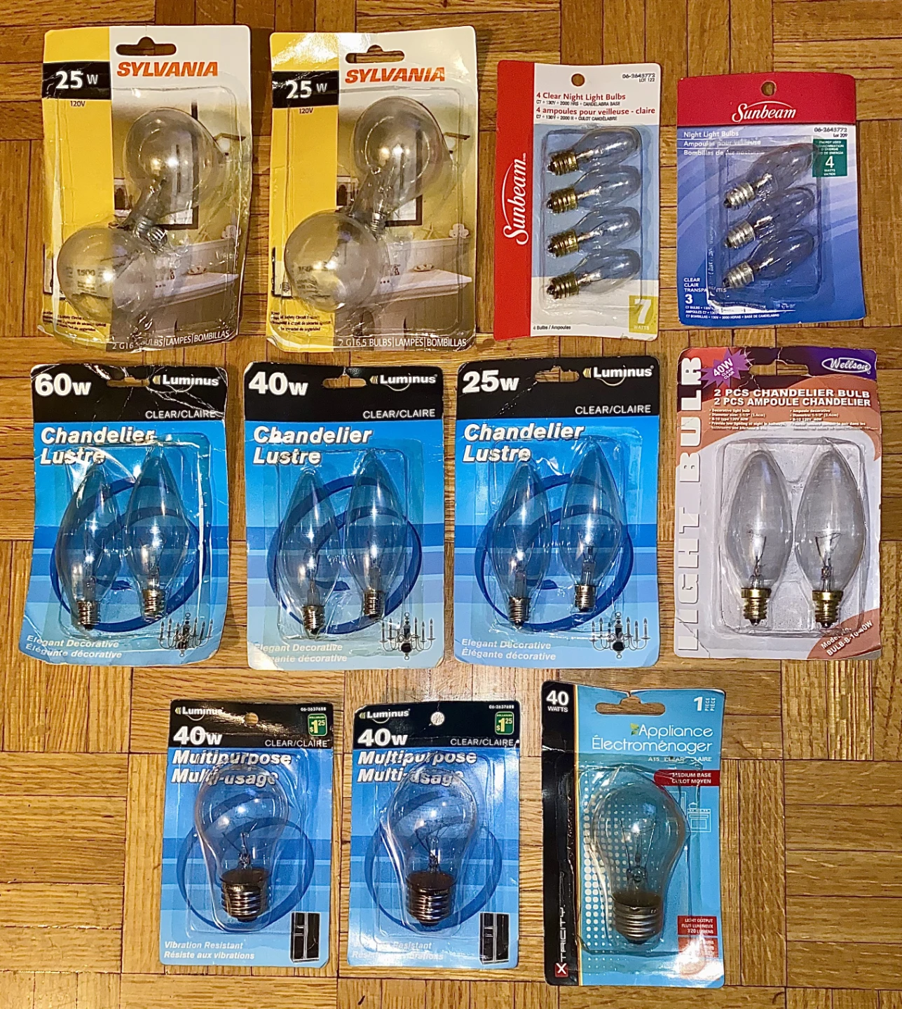 MEGA Bulk Lightbulb Lot - 130+ Assorted Bulbs (HUGE Variety) - photo 3