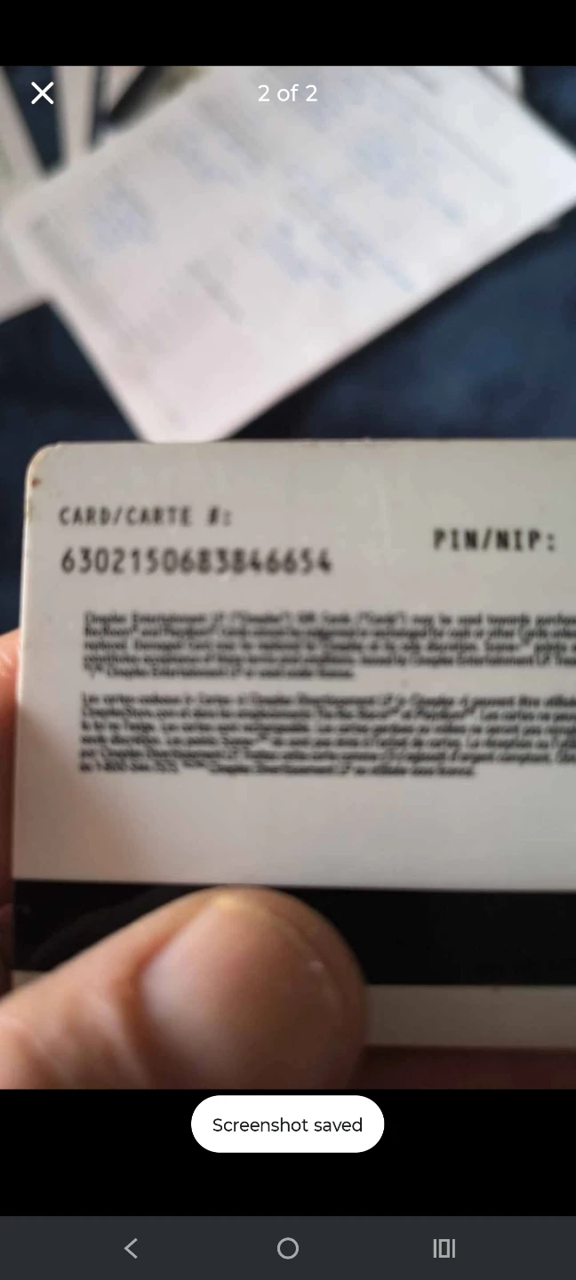 Cineplex Gift Card - photo 2
